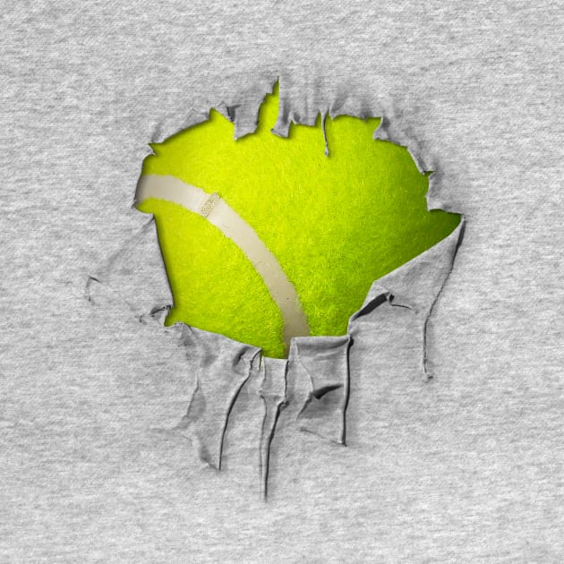 Shredded, Ripped and Torn Tennis by eBrushDesign